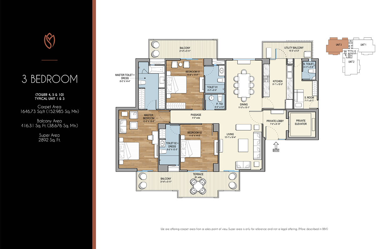Tulip Monsella Floor Plans