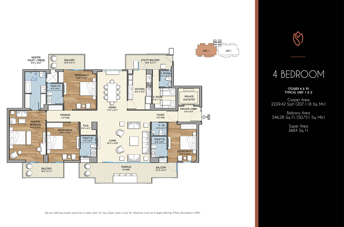 Tulip Monsella Floor Plans